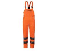 Salopette de travail haute visibilité orange uni taille 27