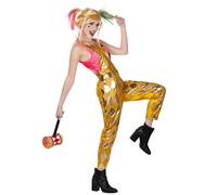 Salopette Dorée Harley Quinn Birds Of Prey Femme - Taille: Xs Doré