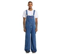 Salopette En Denim Dickies, Coupe Large, Bleu Classique, Taille 2XL