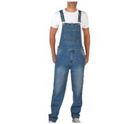 Salopette en jean pour homme - Grandes tailles - Baggy des années 90 - Salopette de travail réglable décontractée - Combinaison en denim - Combinaison rétro - Combinaison ample - Salopette en jean