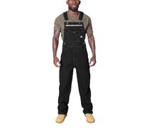 Salopette en jean pour homme - Grandes tailles - Denim - Salopette style années 90 - Vintage - Pantalon de travail d'été streetwear - Bretelles réglables - Combinaison en coton - Coupe ample - Pour