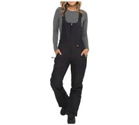 Salopette en Polaire pour Femme, Bretelles réglables, Pantalon de Ski Chaud pour l'hiver, Combinaison Cargo Ample en Polaire Combinaison de Ski Femmes Combinaison de Neige Chaude Vêtements Pas Cher
