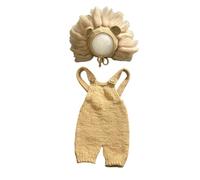 Salopette en tricot doux pour nouveau-né de 0 à 3 mois