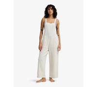 Billabong - Combinaison confortable et légère - Pacific Time Jumpsuit White Cap pour Femme en Coton - Taille S - Blanc Blanc S