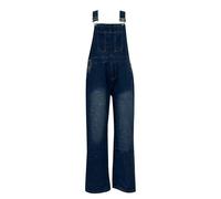 Salopette Femme Ete Fluide Bleu 2026 Combinaison sans Manches Jambes Larges Pantalon avec Poches Playsuit Ample Confortable Pas Cher Overalls Casual Salopettes Bretelles
