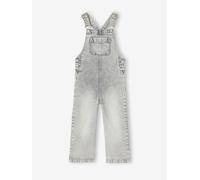 Salopette fille large en denim denim gris 9A