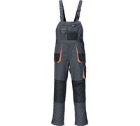 TERRATREND Pantalon pour hommes taille 54 gris foncé/noir/orange 65 % PES / 3...