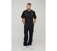 Salopette large en maille charpentière homme - noir - 30R, noir