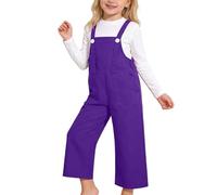Salopettes de spectacle pour filles avec bretelles ajustables, pantalons mignons pour enfants en tissu doux et extensible, idéales pour la danse, la chorale et les costumes de scène, tailles 4-9 ans.
