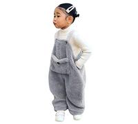 Salopettes Suspender Girl Solid Boys Toddler Pants Kids Winter Winter Baby Flannel Girls Pants Veste Costume Fille Grande Taille