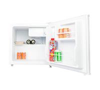 Salora CFB4300WH Réfrigérateur à une porte avec compartiment d'une capacité de 43 litres, Mini bar, réfrigérateur coffre adapté pour la maison ou le bureau | Blanc [Classe d'efficacité énergétique F]