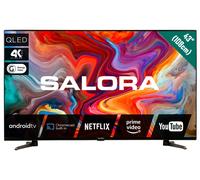 Salora QLEDTV series 43QLEDTV, 109.2 cm (43"), 3840 x 2160 pixels, QLED, Smart-TV, WLAN, Noir
