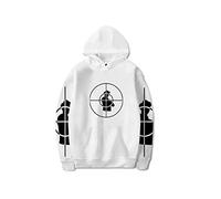 Salpica Public Enemy Sweat-Shirt à Capuche décontracté à Manches Longues pour Hommes avec Poches