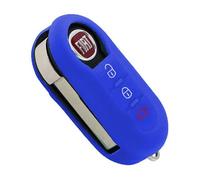SALPIE Coque de e Rechange pour télécommande de Voiture 3 Boutons Compatible avec Fiat Lancia Citroën Peugeot (Blue, Cover Silicone TASTI)