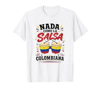 Salsa Colombiana Musica Drapeau Colombie Pride Parcero T-Shirt