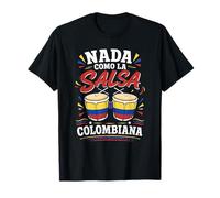 Salsa Colombiana Musica Drapeau Colombie Pride Parcero T-Shirt