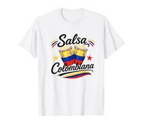 Salsa Colombiana Musica Drapeau Colombie Pride Parcero T-Shirt