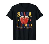 Salsa Colombiana Musica Drapeau Colombie Pride Parcero T-Shirt