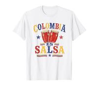 Salsa Colombiana Musica Drapeau Colombie Pride Parcero T-Shirt
