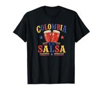 Salsa Colombiana Musica Drapeau Colombie Pride Parcero T-Shirt
