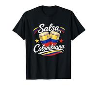 Salsa Colombiana Musica Drapeau Colombie Pride Parcero T-Shirt