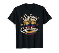 Salsa Colombiana Musica Drapeau Colombie Pride Parcero T-Shirt