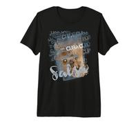 Salsa Cubana Drapeau cubain T-Shirt Haut de Gamme