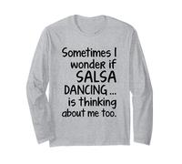 Salsa Dancing For Latin Dancers Funny Dance Matching Gear Manche Longue