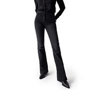 Salsa Glamour Flare Black Jeans, Bleu, 34 Femme
