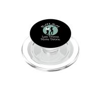 Salsa is My Cardio Dance Silhouette Moonlight PopSockets PopGrip pour MagSafe