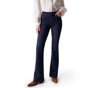 Salsa Jean Destiny Push UP Flare DÉLAVAGE FONCÉ