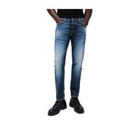 Salsa - Jean slim fit vintage avec braguette boutonnée - Homme - Jeans - Bleu - Taille: W31 L30