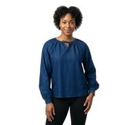 Blouse manches longues en denim léger femme Salsa Jeans Bleu XS