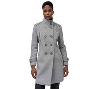 Salsa Jeans Grace 21002955 Manteau en tissu gris avec double boutonnage (FR/ES, lettres, S, régulier, gris), gris, S