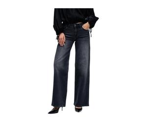 Salsa - Low Rise Wide Leg Jeans - Femme - Jeans - Noir - Taille: W28 L32