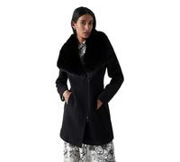 Salsa Manteau Grace en Tissu avec Fourrure Synthetique