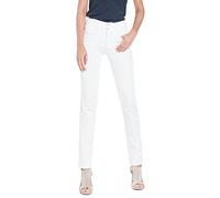Salsa - Pantalon de Couleur Push in Secret avec Jambe Juste - Femme - Blanc