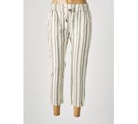 salsa pantalons femme de couleur beige 36