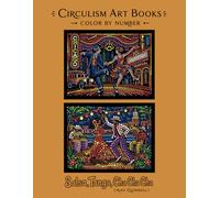 Salsa, Tango, Cha Cha CHa - Color by Number Circulism book : Standard paper edition