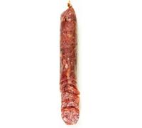 Salsichón Vela de porc noir ibérique Pata Negra 150 g - lot de 3 - Charcuterie gastronomique à base de viande salée séchée - Saucisse ibérique traditionnelle, emballée sous vide