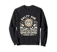 Salt Air Therapy Retro Beach - Vintage Soleil et Vagues Sweatshirt