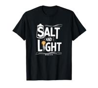 Salt and Light Verse de la Bible Matthieu 5-13-16 Imprimer T-Shirt
