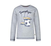 SALT AND PEPPER Boys Ls Print/Flock Teamplayer Ensemble de t-Shirt pour bébés et Bambins, Gris, 92-98 Garçon