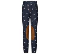 SALT AND PEPPER Girls Jeggings Horse AOP Leggings, Bleu Marine (True Navy), 110 Fille