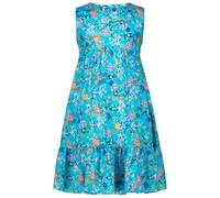 SALT AND PEPPER Girls Summer Dress Flowers Robe décontractée, Bleu Topaze, 116 Mixte Enfant