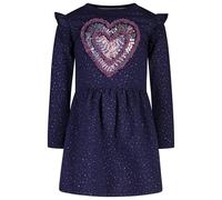 SALT AND PEPPER Girls Sweat Dress Glitter Robe décontractée, True Navy, 134 cm Filles et Filles