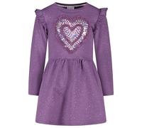 SALT AND PEPPER Girls Sweat Dress Glitter Robe décontractée, Very Grape, 134 Fille
