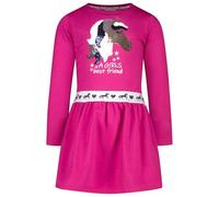 SALT AND PEPPER Girls Sweat Dress Sequin Horse Robe décontractée, Rouge Myrtille, 98 Filles et Filles