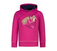 SALT AND PEPPER Kapuzen Sweashirt mit Pferde Stickerei für Mädchen T-Shirt, Framboise, 104-110 Fille