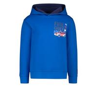 SALT AND PEPPER Kapuzen-Sweatshirt mit Feuerwehr Print für Jungen T-Shirt, Bleu Signal, 116-122 Garçon